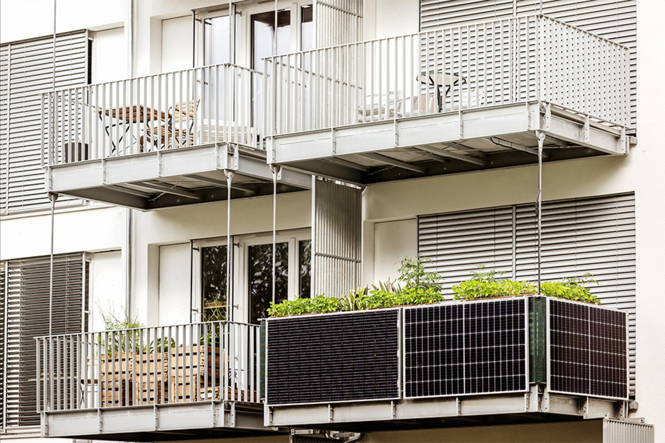 Balkon&shy;kraftwerk bei ERCEG GmbH in Hanau